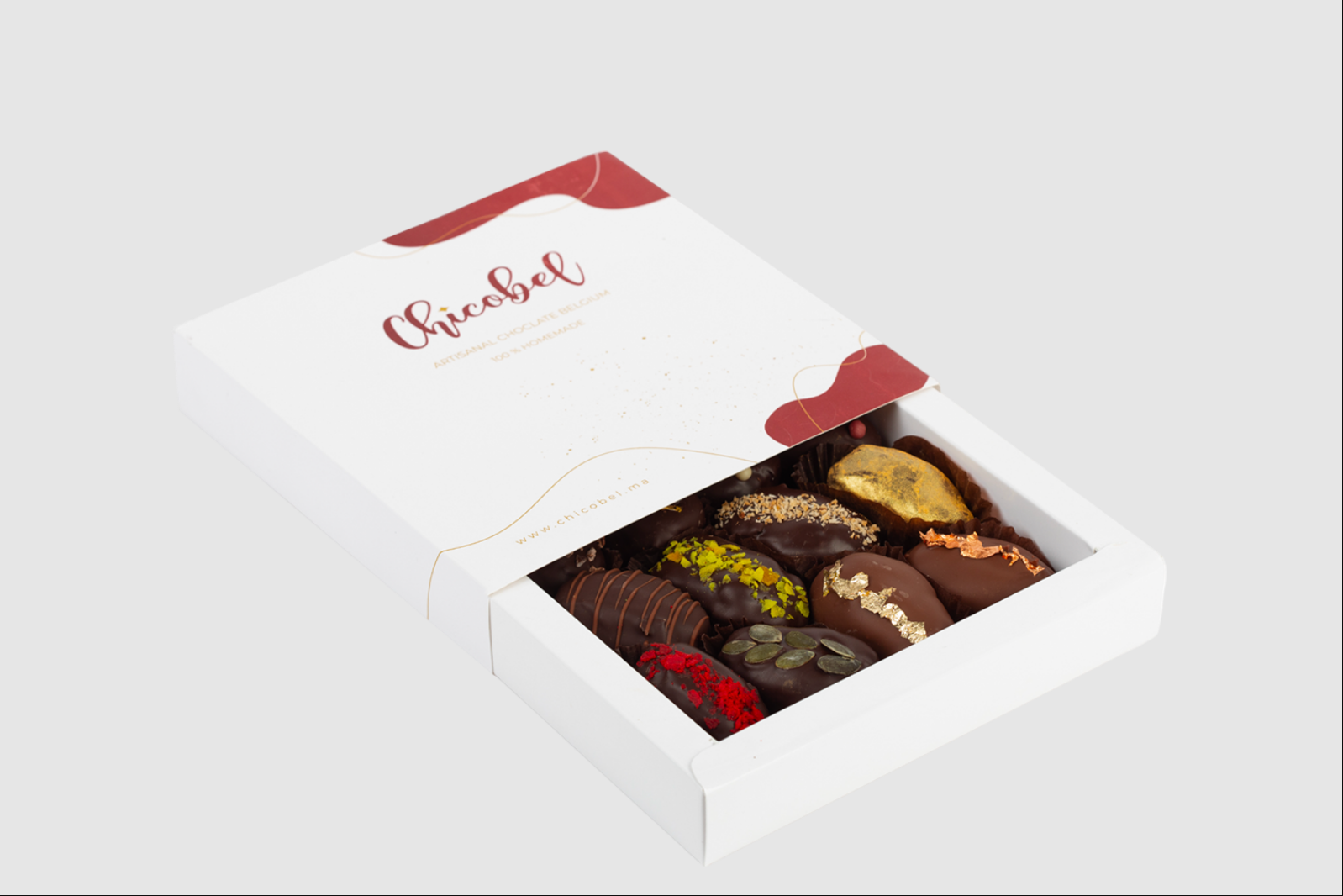 Datte Farcie boite 12 pieces 12 Goûts